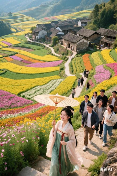 春日画卷徐徐展，文旅融合新意浓