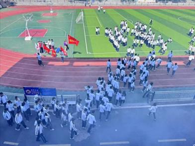 株洲市地震局组织市区中小学开展校园地震应急疏散演练活动