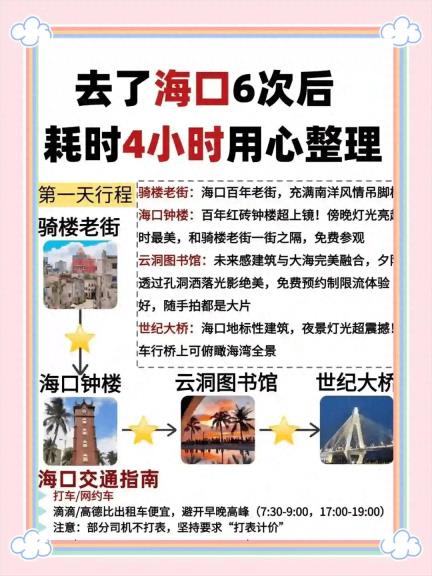干货海口4小时极简攻略 去过6次总结
