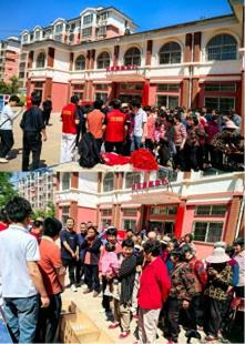 鄢陵柏梁社区“公益三高免费服务站”正式揭牌运营