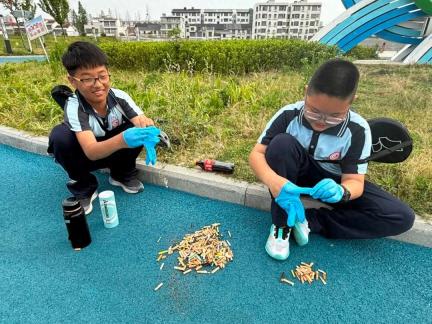 仙桃汉江奥运公园，烟头换鸡蛋……