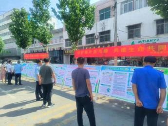 卧龙区靳岗街道：开展2025年“六五世界环境日”主题宣传活动
