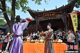 太原大关帝庙举办关公民俗节日活动