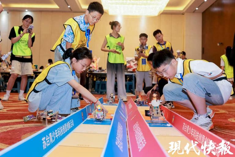 机器人创意装扮亮眼，苏台青少年科技创意创新活动成功举办