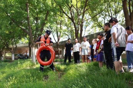 常州市高新区公安分局走进街道开展防溺水主题教育活动