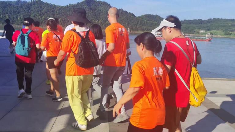 【运动无障碍、促人心无障碍】黑暗跑团宜昌站第二期活动。