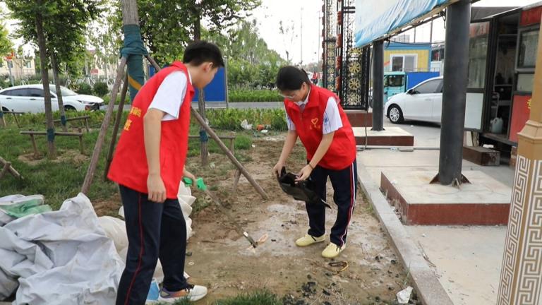 东营市河口区：垃圾清零加知识普及 生态环保志愿活动为家园 “焕新” 再添力