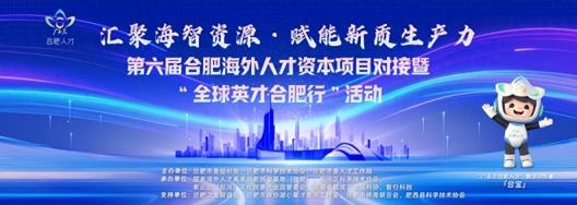 第六届合肥海外人才资本项目对接暨“全球英才合肥行”活动举办