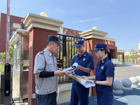湖北潜江：走进辖区校园开展消防宣传活动