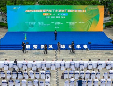2025年湖北新能源汽车下乡活动在襄阳举办