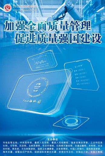 2025年全国“质量月”活动海报