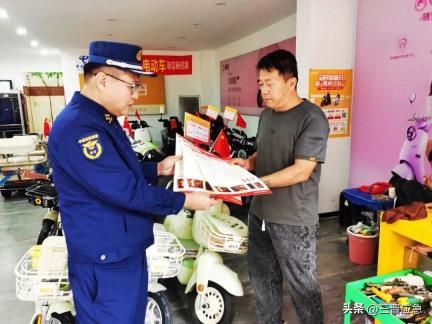 晋中消防走进辖区开展 “电动车消防安全” 主题宣传活动
