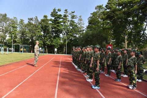 小小“兵体验” 大大强国梦——云浮市开展少年军校集训研学活动