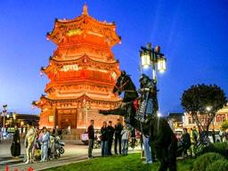大同古城又添新玩法！古风骑射巡城活动，让你一秒入画感受历史~