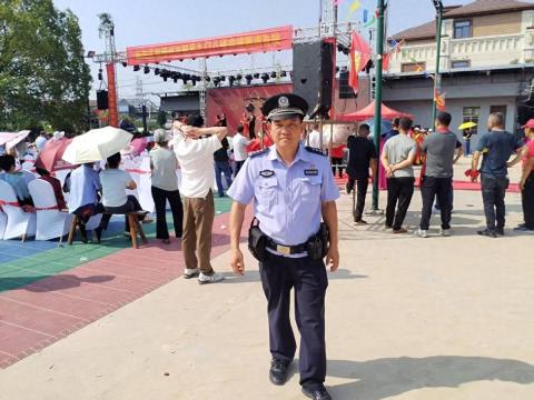 泽林派出所全力护航桐城村修宗谱庆典，保障活动平安有序